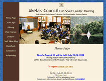 Tablet Screenshot of akelascouncil.com